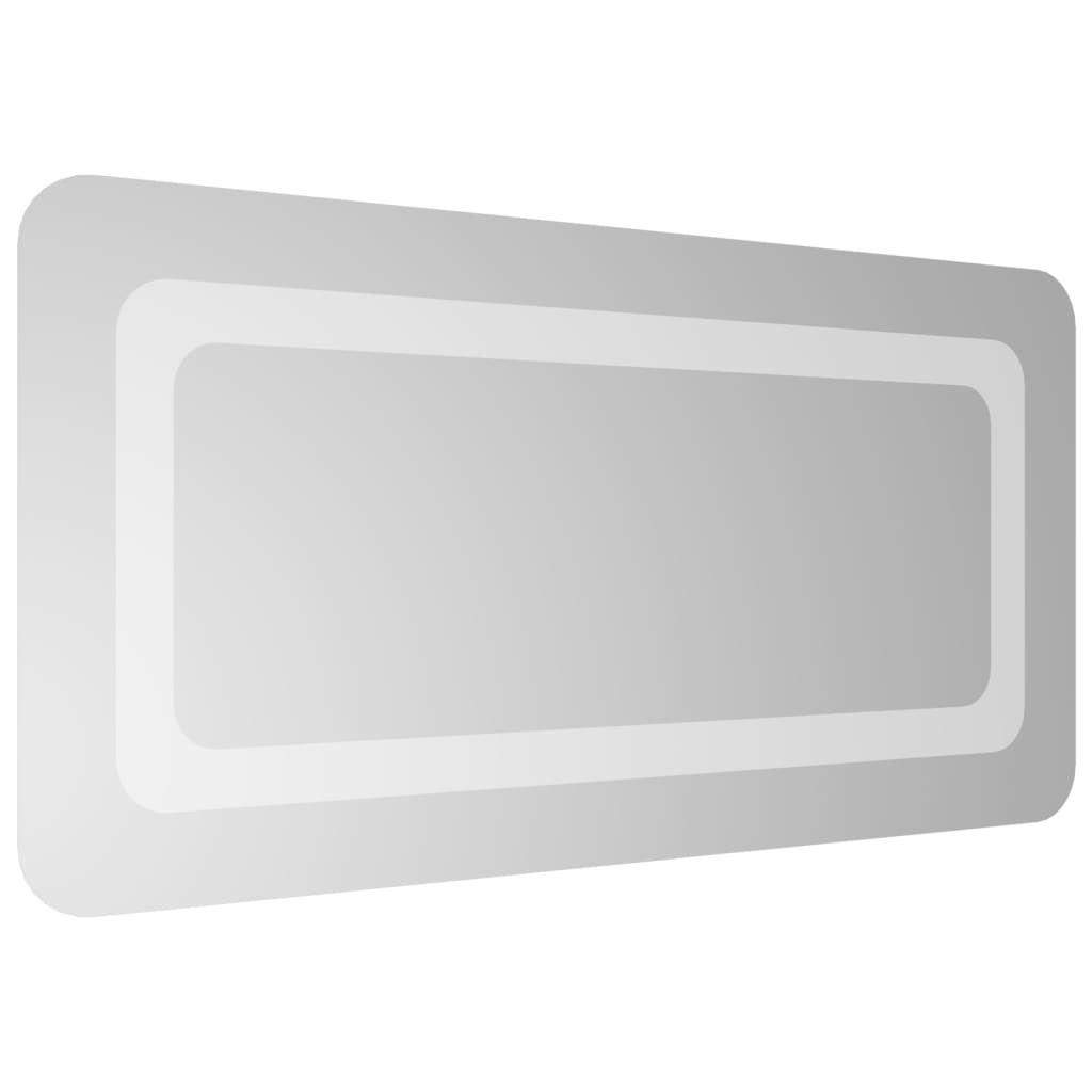 badeværelsesspejl med LED-lys 30x60 cm