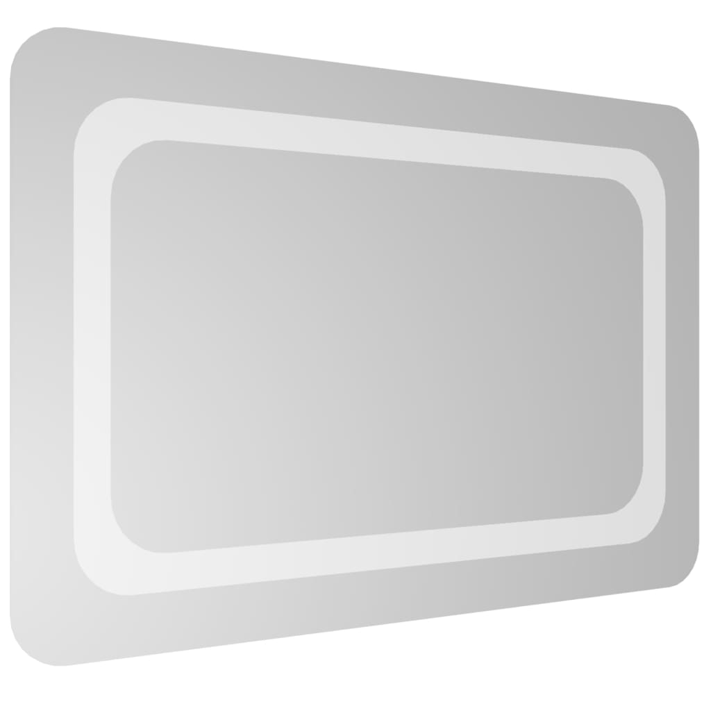 badeværelsesspejl med LED-lys 40x60 cm