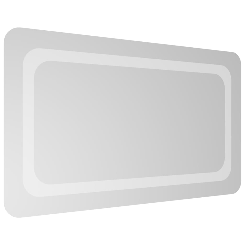 badeværelsesspejl med LED-lys 40x70 cm