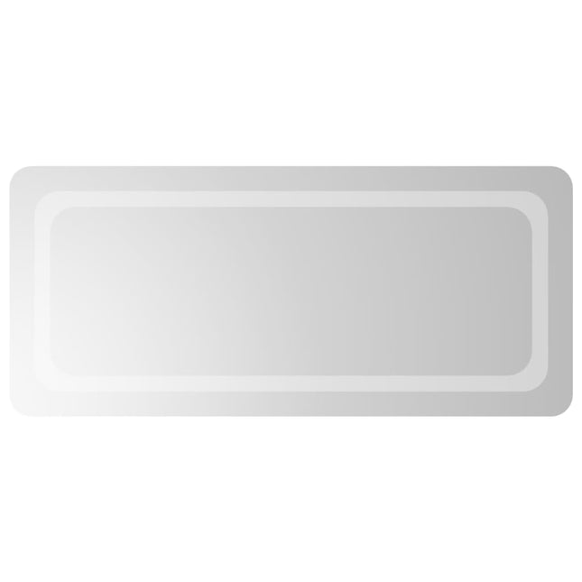 badeværelsesspejl med LED-lys 40x90 cm