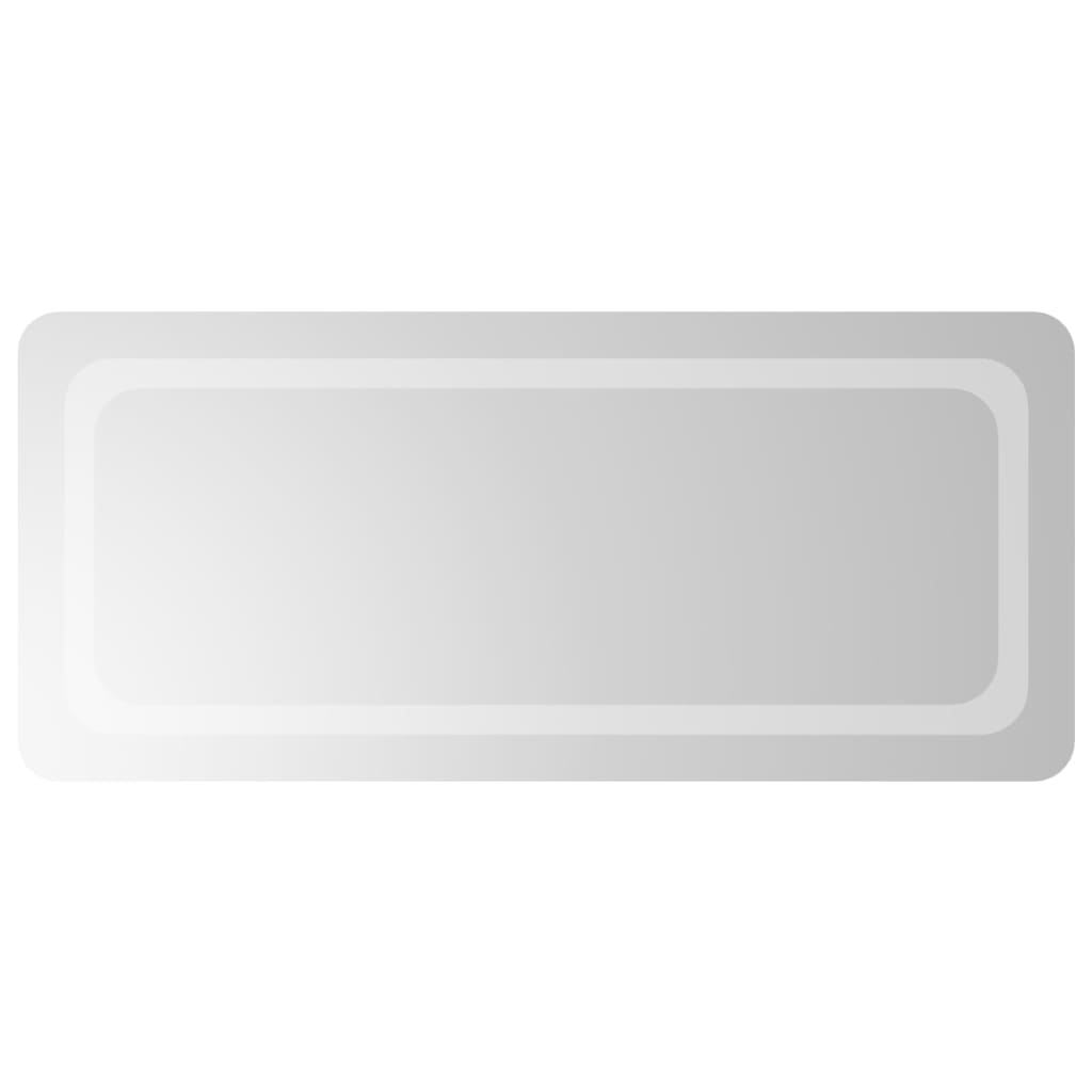 badeværelsesspejl med LED-lys 40x90 cm