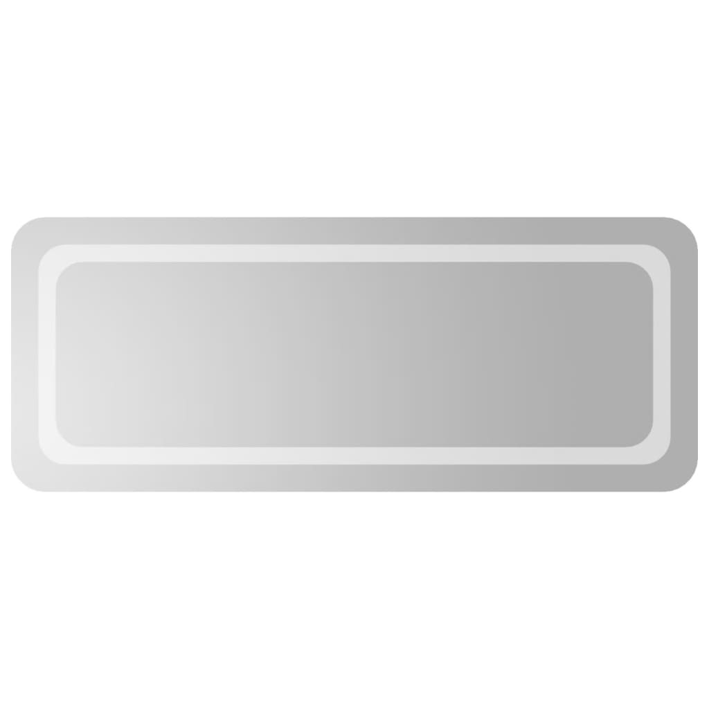 badeværelsesspejl med LED-lys 40x100 cm