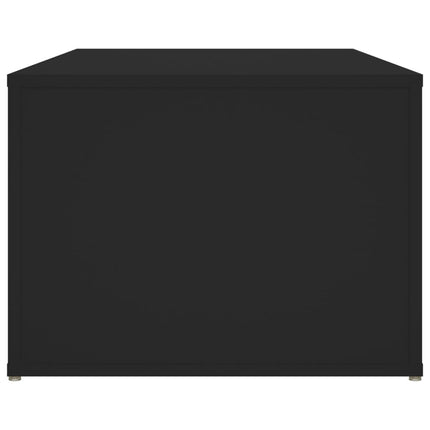 sofabord 100x50x36 cm konstrueret træ sort