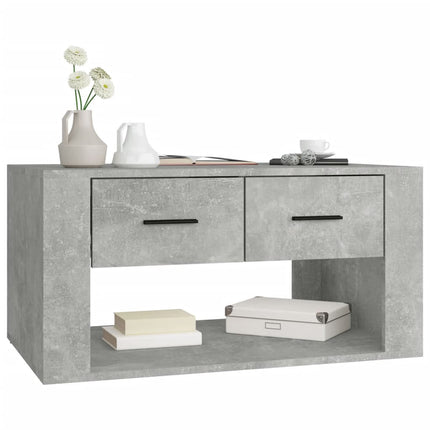 sofabord 80x50x40 cm konstrueret træ betongrå