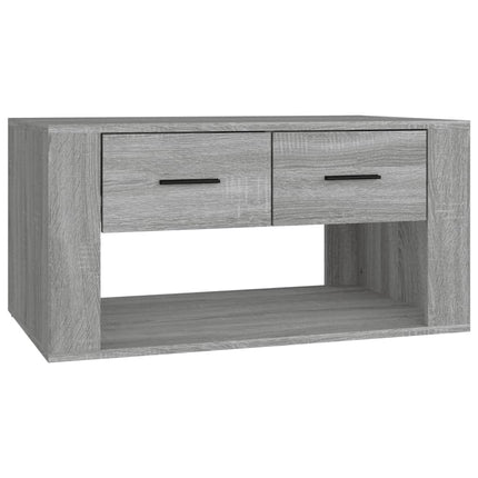 sofabord 80x50x40 cm konstrueret træ grå sonoma-eg
