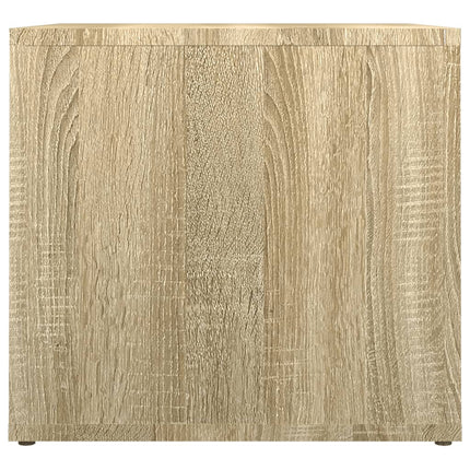 sengebord 41x40x36 cm konstrueret træ sonoma-eg
