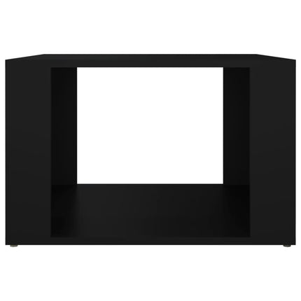 sengebord 57x55x36 cm konstrueret træ sort