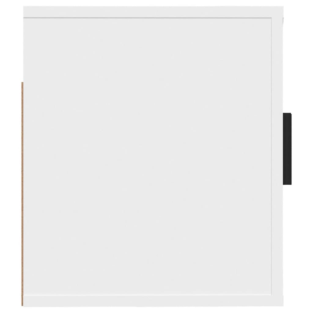 væghængt tv-skab 57x34,5x40 cm hvid