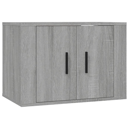 væghængt tv-skab 57x34,5x40 cm grå sonoma-eg