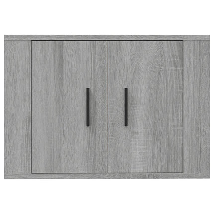 væghængt tv-skab 57x34,5x40 cm grå sonoma-eg
