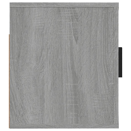 væghængt tv-skab 57x34,5x40 cm grå sonoma-eg