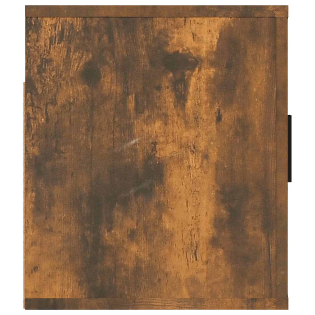 væghængt tv-skab 100x34,5x40 cm røget egetræ