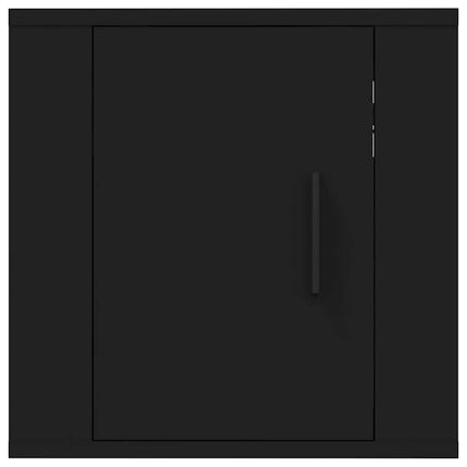 væghængt tv-skab 40x34,5x40 cm sort