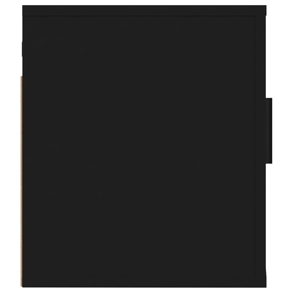 væghængt tv-skab 40x34,5x40 cm sort