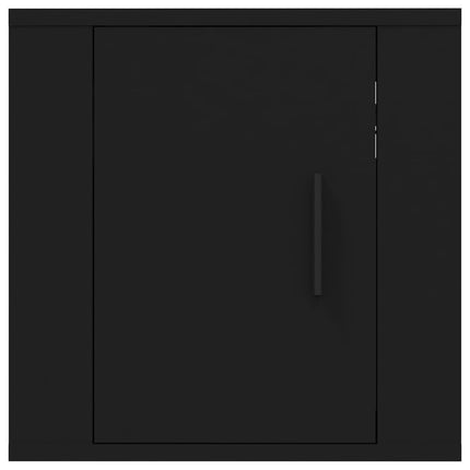 væghængte tv-skabe 2 stk. 40x34,5x40 cm sort