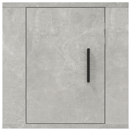 væghængt tv-skab 40x34,5x40 cm betongrå