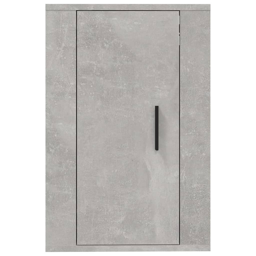 væghængt tv-skab 40x34,5x60 cm betongrå