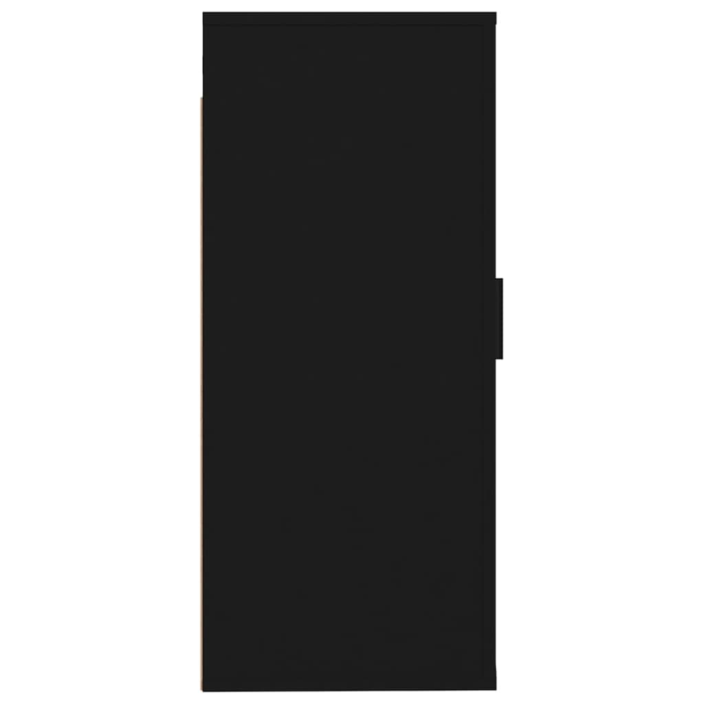 væghængt tv-skab 40x34,5x80 cm sort