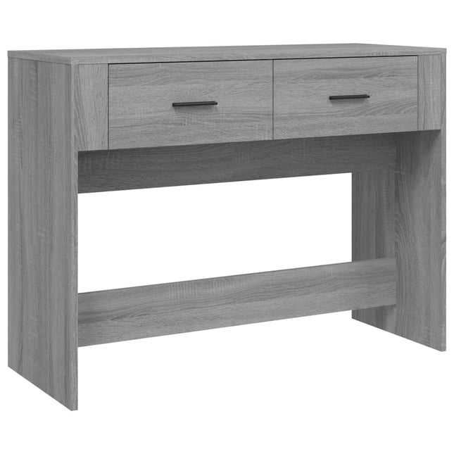 konsolbord 100x39x75 cm konstrueret træ Grå sonoma-eg