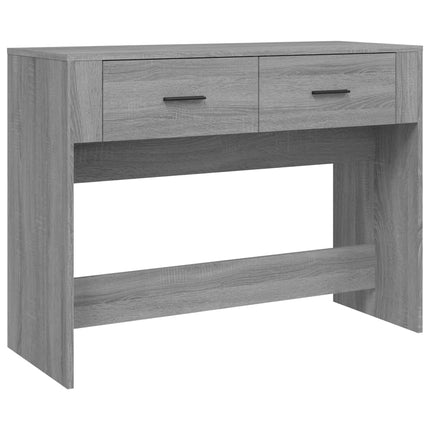 konsolbord 100x39x75 cm konstrueret træ Grå sonoma-eg