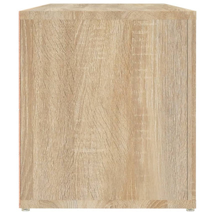 tv-bord 100x31,5x35 cm konstrueret træ sonoma-eg