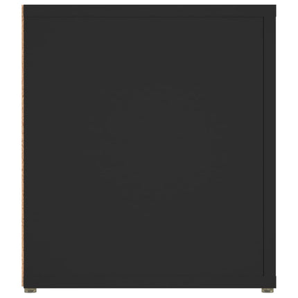 tv-borde 2 stk. 80x31,5x36 cm konstrueret træ sort
