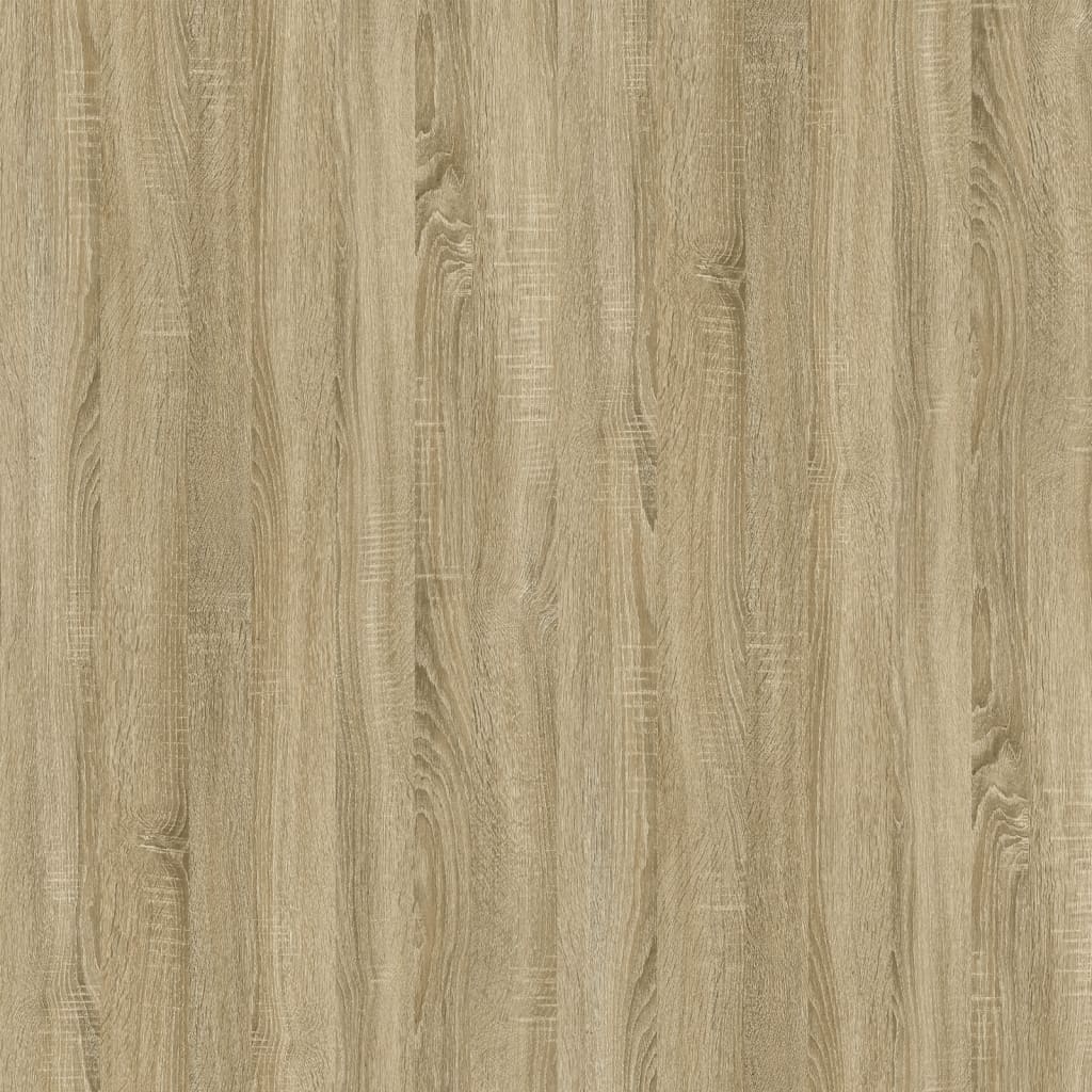 sideborde 2 stk. 50x46x35 cm konstrueret træ sonoma-eg