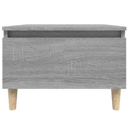 sidebord 50x46x35 cm konstrueret træ grå sonoma-eg