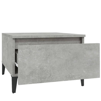 sidebord 50x46x35 cm konstrueret træ betongrå