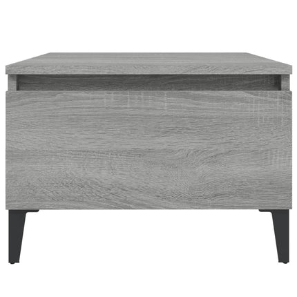 sidebord 50x46x35 cm konstrueret træ grå sonoma-eg