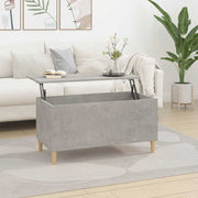 sofabord 90x44,5x45 cm konstrueret træ betongrå