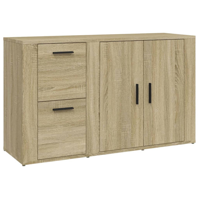 skænk 100x33x59,5 cm konstrueret træ sonoma-eg