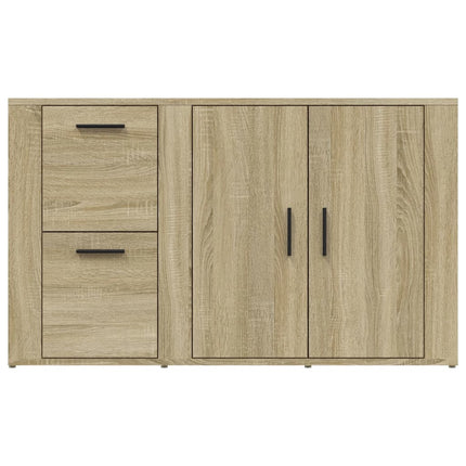 skænk 100x33x59,5 cm konstrueret træ sonoma-eg