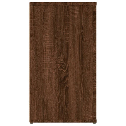 skænk 100x33x59,5 cm konstrueret træ brun egetræsfarve