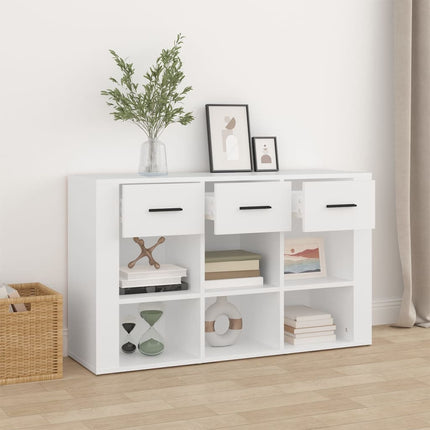skænk 100x30x59,5 cm konstrueret træ hvid
