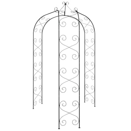 havebue Ø180x255 cm stål sort