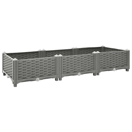 højbed 120x40x23 cm polypropylen