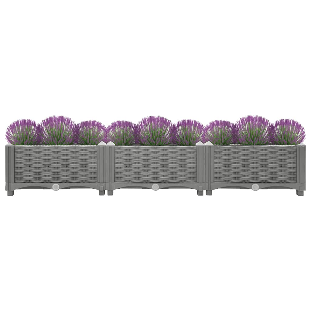 højbed 120x40x23 cm polypropylen