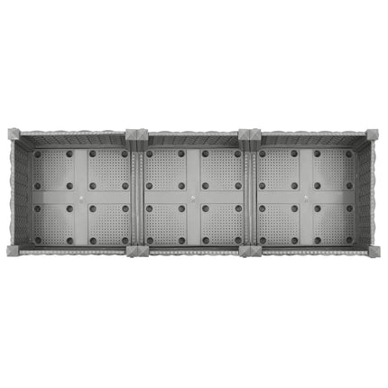 højbed 120x40x23 cm polypropylen