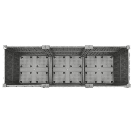 højbed 120x40x38 cm polypropylen
