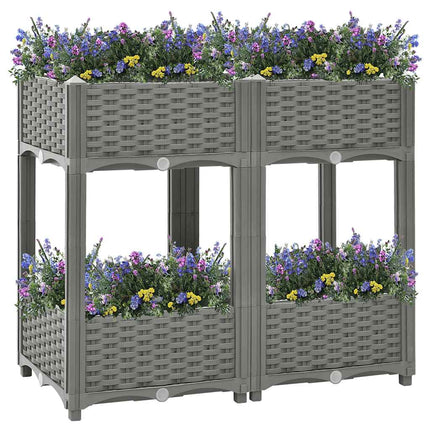 højbed 80x40x71 cm polypropylen