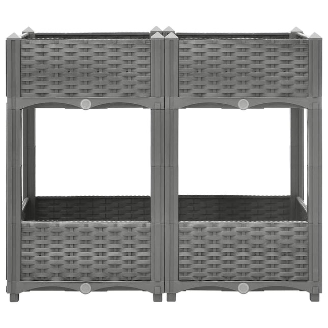 højbed 80x40x71 cm polypropylen