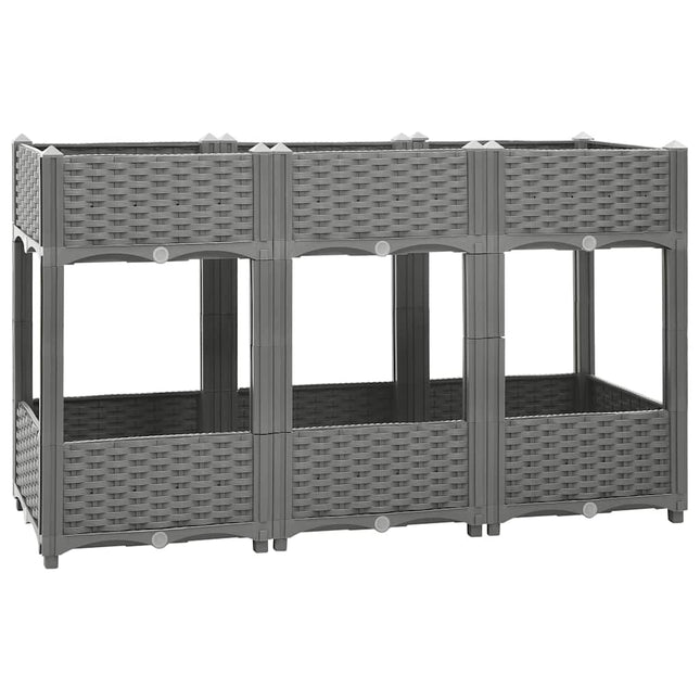 højbed 120x40x71 cm polypropylen