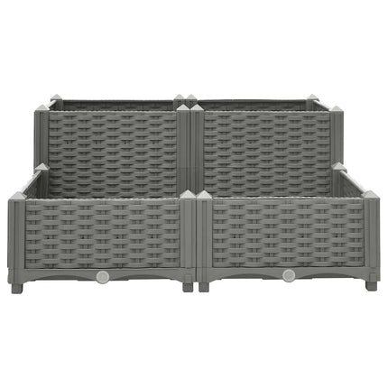 højbed 80x80x38 cm polypropylen