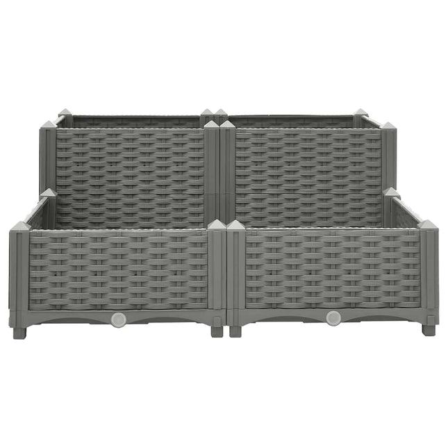 højbed 80x80x38 cm polypropylen