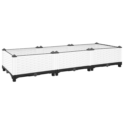 højbed 120x40x23 cm polypropylen