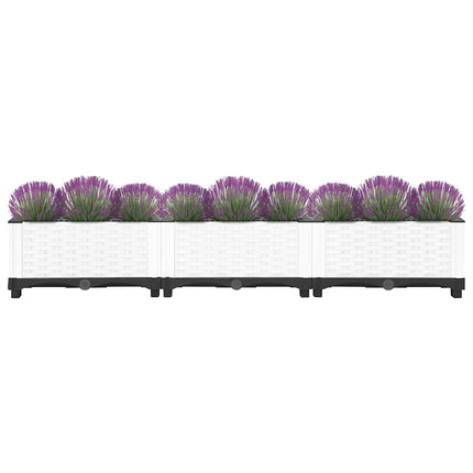 højbed 120x40x23 cm polypropylen
