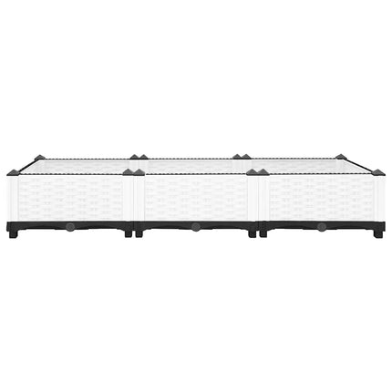 højbed 120x40x23 cm polypropylen