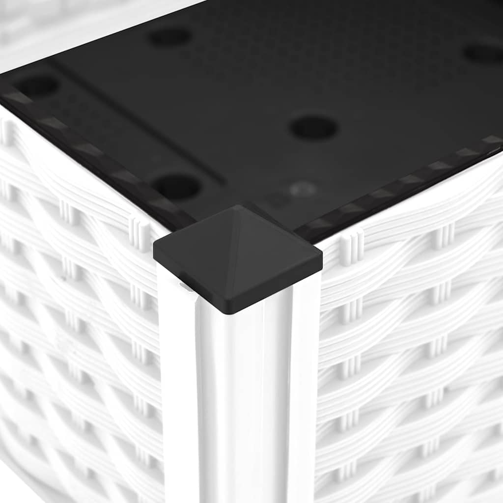 højbed 120x40x23 cm polypropylen