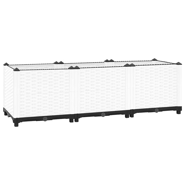 højbed 120x40x38 cm polypropylen